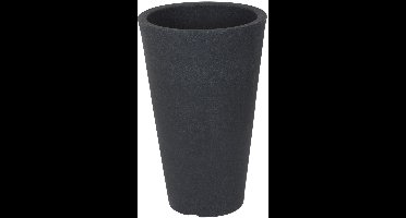 4gardenz Stone Pilaar Plantenbak Rond - 35x55 cm - Steengrijs