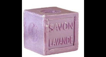 3x Authentieke Lavendel Marseille Zeep – Kubusvorm, Verrijkt met Etherische Olie (300 g)