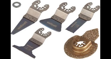 wolfcraft - Vibratiezagen-starterset "PRO" 5-dlg., universele centreerhals - 3962000