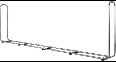 wolfcraft - Brandhoutrek - Verstelbare Houtopslag - Houtrek - Brandhoutrek binnen en buiten - Haardhoutrek - Brandhout opslag - 5125000