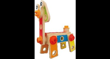 Hape Bouwset 42 Onderdelen - Constructiespeelgoed