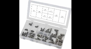 KS Tools - Veerborgringenset - Halfronde wiggen - Borg- en bevestigingsset - Precisieonderdelen