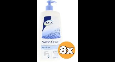 8x Tena Wash cream (1000 ml)