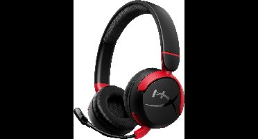 HyperX Cloud Mini - Draadloze Gaming Headset - Voor Jonge Gamers - Zwart Rood