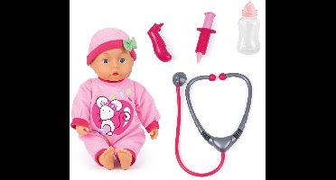 Bayer Design - Babypop Doctor Set 33cm in roze