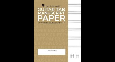 Standard Guitar Tablature Manuscript Pap