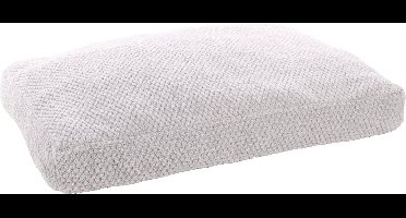 Hondenkussen – Kattenkussen – Hondenbed & Kattenbed – Flamingo Jacquard Grijs – 100x70x12 cm – Extra Groot Comfort