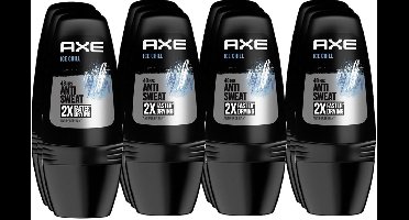 Axe Deo Roller - Ice Chill Dry - Voordeelverpakking 12 x 50 ml