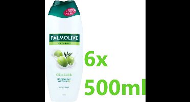 Palmolive Naturals - Douchegel - Olive & Milk – met Vitamine E - 6x 500ml - Voordeelverpakking