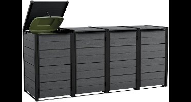 Keter Hide Away Containerberging - 4x 240L - Antraciet