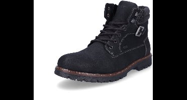 Rieker heren veterboot zwart