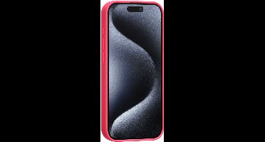 TUNIQ Back cover - iPhone 15 Pro - Hot Pink - Slank design - Verhoogde cameraring