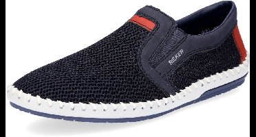 Rieker herenschoen slip-on blauw