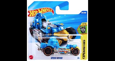 HOT WHEELS SPEED DRIVER BLUE SILVER 206/250 1:64 HW EXPERIMOTORS 8/10