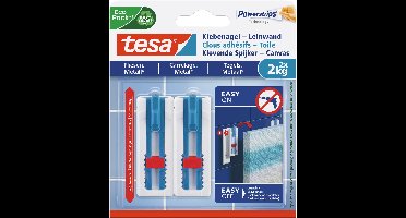 tesa lijmschroef behang & pleisterwerk verstelbaar zelfklevend verwijderbaar – houdkracht 1kg