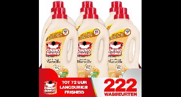 Omino Bianco Marseille - Vloeibaar wasmiddel - 6 x 1.48 L - Geconcentreerd