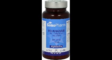 SanoPharm WholeFood Foliumzuur - 60 capsules - Vitamine B preparaat