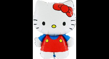 Hello Kitty Folieballon - 64 cm - Plat geleverd