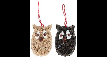 Esschert Design Vogelfiguur - Uil Assorti