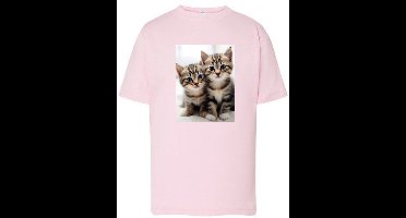 Meisjes T-shirt Kittens Roze maat 92