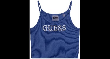 Guess Girls Cropped Top Blauw - Maat 140