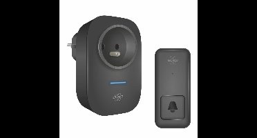 ELRO DB4000PF Draadloze Kinetische Deurbel Set – Belgische Versie – met Plug-in Ontvanger met Stopcontact – Geen Batterijen nodig
