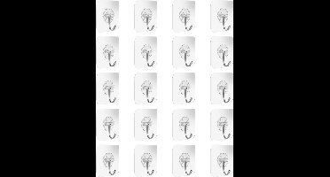 Purepeak Zelfklevende Plakhaakjes Set 20 Stuks - Handdoekhaakjes - Schilderij Hangers - Plakspijkers