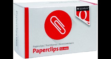 Paperclip quantore r2 32mm kort | 200 stuks