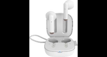 oortjes draadloos - Bluetooth Oortjes - Earpods - semi in-ear A18 Geschikt voor Apple & Android - Wit - Ntech