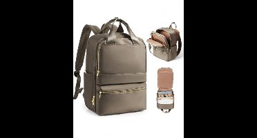 S&E Reistas/Rugzak – 40x25x20 cm – Geschikt als Handbagage - Bruin