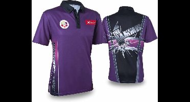 XQmax Darts Andy Hamilton replica wedstrijdshirt paars L QD9200340