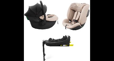 Kinderkraft ENDURA SAFE Autostoel – 40–150 cm – Groep 0+/1/2/3 – Met Isofix – Beige