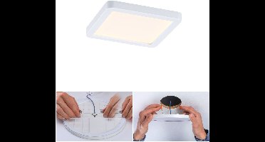 VariFit LED-inbouwpaneel Areo IP44 hoekig 118x118mm 6,5W 500lm 3000K Wit