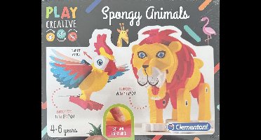 Clementoni - play creative - spongy animals