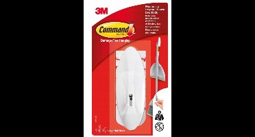 Command - Zelfklevende haak - Witte Kleur - 10,5 cm Lengte - Herbruikbaar