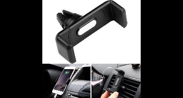 *** 2 stuks Telefoonhouder auto - Universeel - Ventilatie - Ventilatierooster Geschikt Voor - Houder geschikt voor samsung en iPhone - Mobiele houder verstelbaar - van Heble® ***