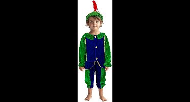 Pietenpak 98-104 Groen/Blauw