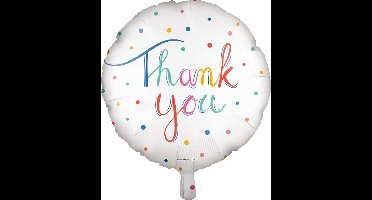 Folieballon Thank you - bedankt - 45cm - Pd party