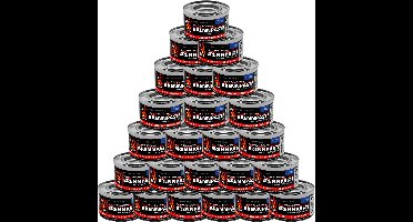 Eurocatch Brandpasta Brandgel 24x200g – Roetloos & Geurloos – Ca. 3 Uur Brandduur – Geschikt voor Chafing Dish, Warmhoudbakken, Camping & Tafelrookovens - Noodpakket - 24 Stuks