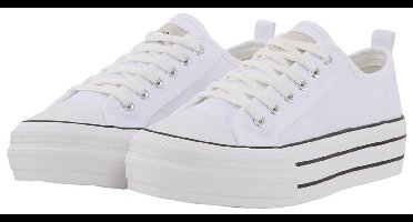 Tom Tailor - Trainers met platform - Maat 39 - white