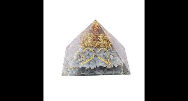 Orgoniet Piramide Angeliet Met Engelenvleugels - ±7,5cm - ±7.5cm