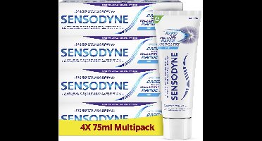 Sensodyne Rapid Relief – Tandpasta – Gevoelige tanden – Multipack – 4 x 75 ml