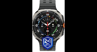 Samsung Galaxy Watch Ultra (2025) - Smartwatch - 47mm - E-simkaart - Titanium Zilverkleurig + 1 jaar extra garantie