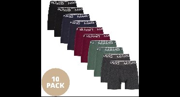 Mario Russo Boxershorts - Boxershort heren - Onderbroeken heren - 10-pack - M - All Season