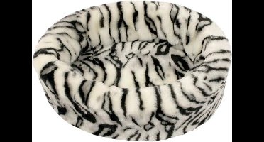 NapZZZ Hondenmand – Tijger wit – No 1 :46x40x13 cm