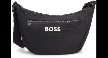 BOSS schoudertas Catch 3.0 Hobo Bag Black zwart
