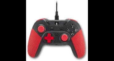 Spartan Gear - Pelekys Wired Controller (compatible with PC and playstation 3) (colour: Black/Red)