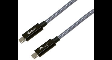Equip 128427 USB-kabel USB 3.2 Gen 2x2 2 m USB C Zwart