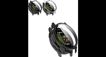 Screen Protector Case 2-pack voor Garmin Approach S50 - Zwart Houd je Garmin Approach S50 smartwatch beschermd met deze 2-pack screen protector cases. Geïntegreerd design voor ultieme bescherming.