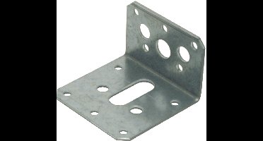 Hoekanker 90x90 mm - per 4 stuks – 60x2,5 mm – verzinkt staal – L-anker – montagehoek